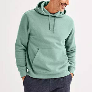 Sweats à capuche pour hommes Pull à capuche Athletic Hoodie Men Long Sleeve Fleece With Kangaroo Pocket Hip Hop Hoodie - Product Image 4