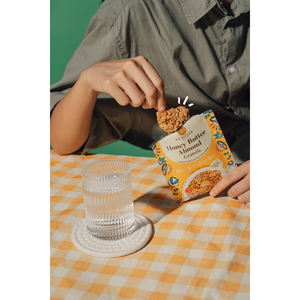 HA'RITEAGE Granola de Miel, Mantequilla y Almendras, Alto en Fibra, Alto en Proteínas, Sin Grasas Trans, Bajo en Sodio, Cereal para Desayuno Horneado, 216g - Product Image 4