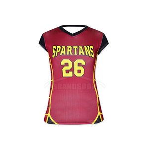 Best Quality New Style Women's Workout Volleyball Jersey with Custom Team Name High Fashion Volleyball Wear - Product Image 3