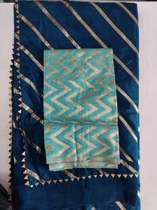 Bollywood Designer's Latest Étnico aplastado Georgette Impresión digital Ropa de fiesta nupcial Última moda Sari Étnico Indio Bollywood - Product Image 4