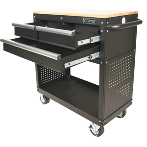 Gabinete de herramientas rodantes para garaje mecánico Juego de herramientas rodantes de almacén de alta calidad Cofre de herramientas de pie con ruedas Industria - Product Image 3