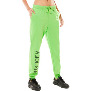 Pantalones de chándal personalizados de cintura media para mujer, de algodón polar, elásticos, transpirables, estampados, para invierno - Product Image 1