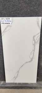 Amron กระเบื้องปูพื้นพอร์ซเลนสีขาวขนาด600x1200มม. ออกแบบกระเบื้องตกแต่งภายในสำหรับพื้นและผนังกระเบื้องที่มีความต้องการสูง - Product Image 3