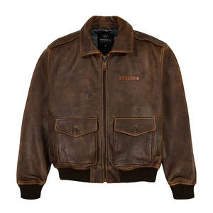 แจ็กเก็ตหนัง Avirex แบบพรีเมี่ยมปรับได้ฉลากตามต้องการ - Product Image 2