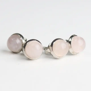 Aretes de Plata de Ley con Baño de Oro y Turquesas de 8mm en Forma de Mariposa, Joyería Vintage de Moda, Precio al por Mayor - Product Image 5