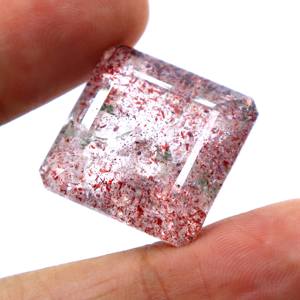 Super sept améthyste rutile à facettes pierre taillée Cabochons naturel Super sept lépidocrocite pierres taillées fabrication de bijoux pendentif - Product Image 2