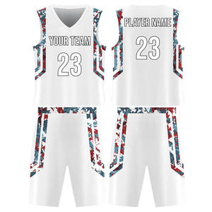 Maillot et short de basket-ball pour hommes, respirant, séchage rapide, léger, vêtements de sport athlétiques pour l'entraînement, les matchs et les performances d'équipe - Product Image 1