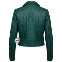 Blouson en cuir respirant pour femme, style moto, automne-hiver, fermeture éclair, manches longues, chaud, pour l'extérieur, service OEM, neuf