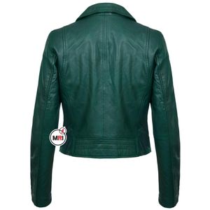 Automne et hiver vente chaude vestes pour femmes avec fermeture éclair à manches longues chaud en plein air dames veste en cuir flambant neuf en gros PU Lea - Product Image 6