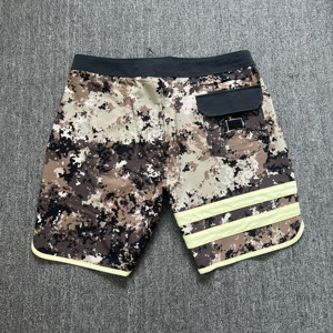 Shorts de Baño para Hombre, Camuflaje, Secado Rápido, Cintura Media con Cordón, Casuales, para Surf, con Bolsillos - Product Image 4