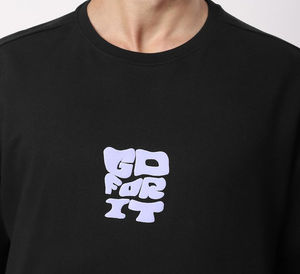 T-shirts pour hommes surdimensionnés Nouveau design Confortable Adult Fashion Wear OEM Service Dernier style Chemises baggy en coton - Product Image 1