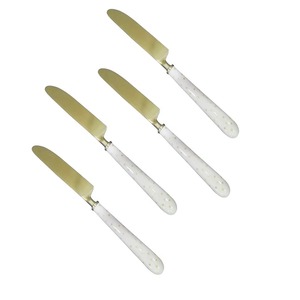 Nuevo diseño, juego de cubiertos de acero inoxidable pulido y de alta calidad, juego de tenedor de cuchara chapado en oro, cuchillo de cena - Product Image 4