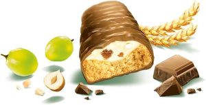 Balisto Chocolate Cake | <b>Cereals</b> Blend, Green | 20 Bars in a <b>Box</b> (20 x 37 g) - Product Image 5