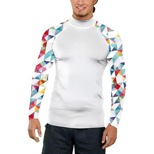 Rashguards sur mesure de haute qualité pour BJJ MMA, vente en gros de rashguards pour hommes, rashguards de qualité supérieure, design de logo personnalisé, polyester - Product Image 5