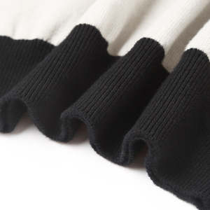 Suéteres de cuello alto de punto liso para hombre de último diseño, suéteres de golf con cuello Polo y logotipo personalizado con cremallera de cuarto - Product Image 6