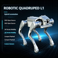 Robot chien quadrupède, inspection industrielle, patrouille, surveillance, sauvetage, robot bionique