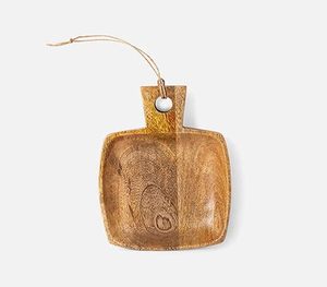 Plateau de service en bois de luxe de meilleure qualité avec poignée assiettes carrées en PC pour restaurant hôtel usage domestique - Product Image 6
