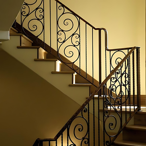 Rails d'escalier en fer de haute qualité fabriqués au Vietnam 100 pour cent matériaux vietnamiens pièces d'escalier complètes pour une utilisation en intérieur - Product Image 2