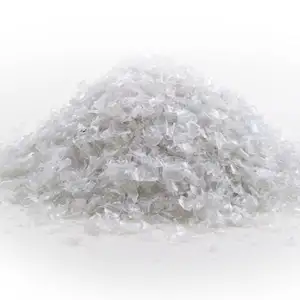 Hot washed 100% clear PET bottle scrap/PET flakes white/recycled PET