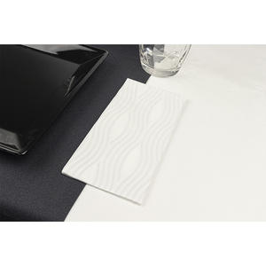 Serviettes imprimées Mnaco 40x40cm, pliées 1/8, tissu sec ultra-doux, 480 pièces, B2B - Product Image 1