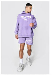 Vêtements de mode 2 pièces ensemble DTG t-shirt impression maille Shorts dessin animé graphique Shorts pour hommes 100% coton t-shirt - Product Image 2