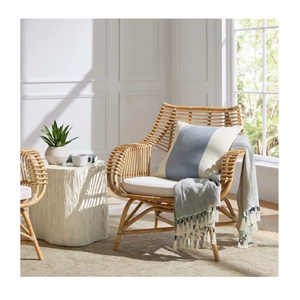 Chaise élégante en rotin fabriquée au Vietnam avec soin et faite à la main pour répondre aux normes d'exportation pour un confort durable et une utilisation élégante - Product Image 1