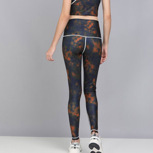 Leggings de Yoga de cintura alta Ropa cómoda de patrón sólido con cierre de cintura elástica Último estilo Venta caliente - Product Image 4