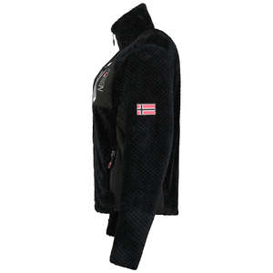 Chaqueta de Forro Polar de Lujo con Cuello Alto y Cremallera, Ajuste Holgado y Transpirable para Mujer, Chaqueta Suave y Cálida de la Mejor Calidad - Product Image 4