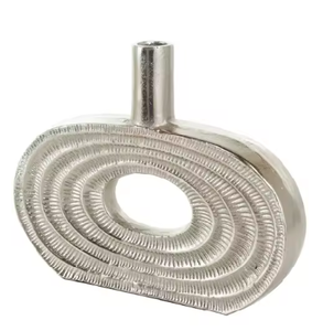 Vase de table moderne et attrayant Bloom Rose Vases en métal pour la décoration intérieure et les restaurants Vases décoratifs en métal pour l'artisanat - Product Image 2