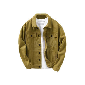 Chaquetas Vaqueras de Invierno para Hombre de Diseño Personalizado y Calidad Premium, 100% Algodón, Tela de Lona Hecha en Pakistán con Cuello Alto, Venta al Por Mayor - Product Image 1