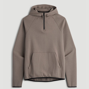 Custom media Zip Hoodie Hombres Pullover Fitness Algodón 350gsm Hoodie - Product Image 4