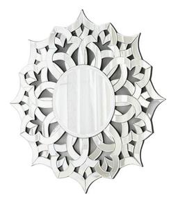 Espejo Redondo para Baño con Marco Tres en Uno con Acabado Dorado, Perfecto para Decoración de Pared de Lujo - Product Image 3