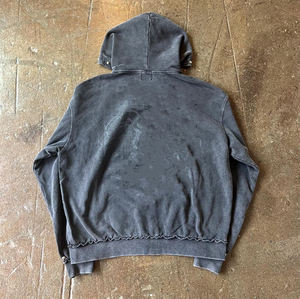 Ensemble de vêtements de sport légers personnalisés pour hommes Short à capuche en coton Ensemble de short coupe-vent avec logo personnalisé - Product Image 3