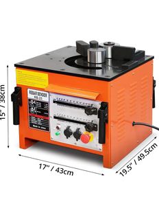 Dobladora Eléctrica de 1600W, Máquina Dobladora de 1 Pulgada con Ángulo Ajustable y Preajustes, Motor Potente y Cuerpo de Hierro Resistente para Construcción - Product Image 1