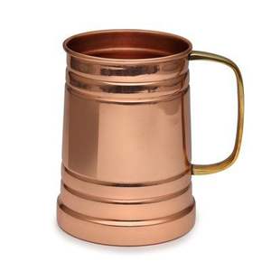 Nouveau Look tasse de mule martelée nouvelle tasse en métal pur pour boire nouvelle tasse en cuivre pour verre à bière Barware au prix de gros - Product Image 6