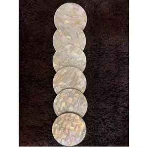 Posavasos clásico ARTISAN CRAFT Mother Pearl para taza de té, soporte de piedra Natural antiadherente, alfombrillas duraderas de alta calidad para Home Hotel - Product Image 4