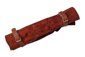 Ensemble de couteaux de chef en acier damas 7 pièces avec manche en bois et étui en cuir pour un usage quotidien - Product Image 5