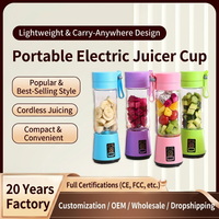 Persoonlijke USB-sapcentrifuge beker, draagbare sapcentrifuge blender, huishoudelijke fruitmixer, oplaadbare fruitmixer voor onderweg