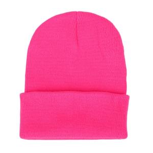 หมวกไหมพรมถักสำหรับเด็กผ้าซาตินสำหรับฤดูหนาวหมวกบีนนี่ปักโลโก้ได้ตามต้องการ - Product Image 2