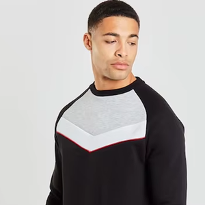 ชุดเสื้อฮู้ดและกางเกงจ็อกเกอร์ถักนิตติ้งสำหรับผู้ชาย ผ้าฝ้าย 100% เป็นมิตรกับสิ่งแวดล้อม แห้งเร็ว ระบายอากาศดี ลายเรียบ ดีไซน์กระเป๋า เหมาะสำหรับฤดูหนาว - Product Image 2