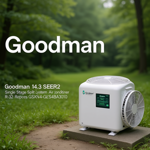 Aire Acondicionado Goodman 14.3 SEER2 de Una Etapa con Sistema Split, Refrigerante R-32, Reemplaza a GSXN4-GLXS4BA3010 - Product Image 1