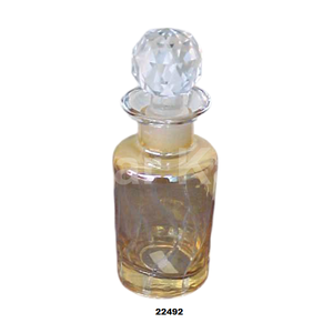 Luxury Design Storage Container Gold Glass <b>Perfume</b> <b>Bottle</b> <b>With</b> Glass Lid Tabletop Decorative Dressing Room Decor - Product Image 3