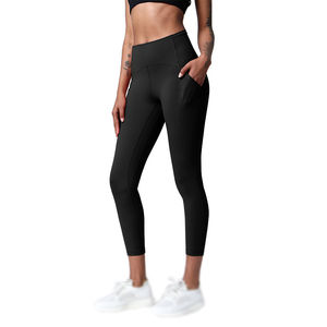 High Quality Women's High Waist <b>Sexy</b> Solid Quick Dry Breathable Workout Gym Training Seamless <b>Leggings</b> OEM - Product Image 5