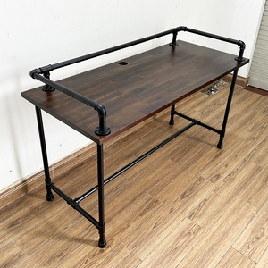 Contemporary Industrial Design <b>Solid</b> <b>Wood</b> 140x60cm HBON012 Writing <b>Desk</b> for Study & Office Use - Product Image 4