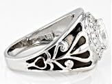 Anillo de Compromiso y Boda de Lujo para Hombre, en Plata de Ley 925, Chapado en Oro, con Moissanita de Corte Ovalado - Product Image 2