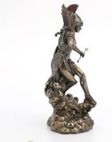 AK Laiton Athéna Figurine Grecque Sculpture De Table En Métal En Finition Antique Statue De Haute Qualité Pour Ornements De Décoration De Table