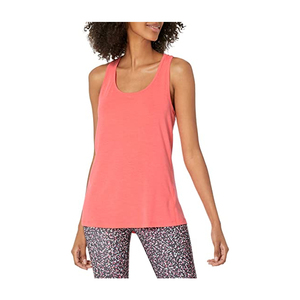 Débardeurs personnalisés de grande taille pour femmes, très vendus au prix de gros, débardeur de base à col rond de couleur unie pour femmes - Product Image 2