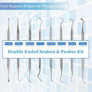 ชุดตรวจสุขภาพฟันคุณภาพพรีเมียม ทำจากสแตนเลส เครื่องมือทันตกรรม ชุดตรวจสุขภาพฟันราคาสุดคุ้ม - Product Image 3