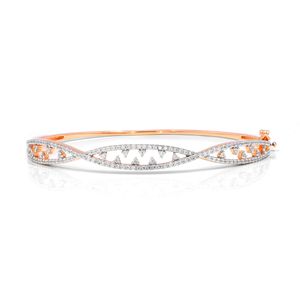 Round Diamond Luxurious Designer <b>Bangle</b> - Product Image 3