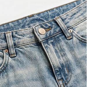 Jeans Cargo Rectos de Mezclilla para Mujer, Transpirables, a la Moda, con Color Personalizado en 3D, Estilo Urbano - Product Image 4